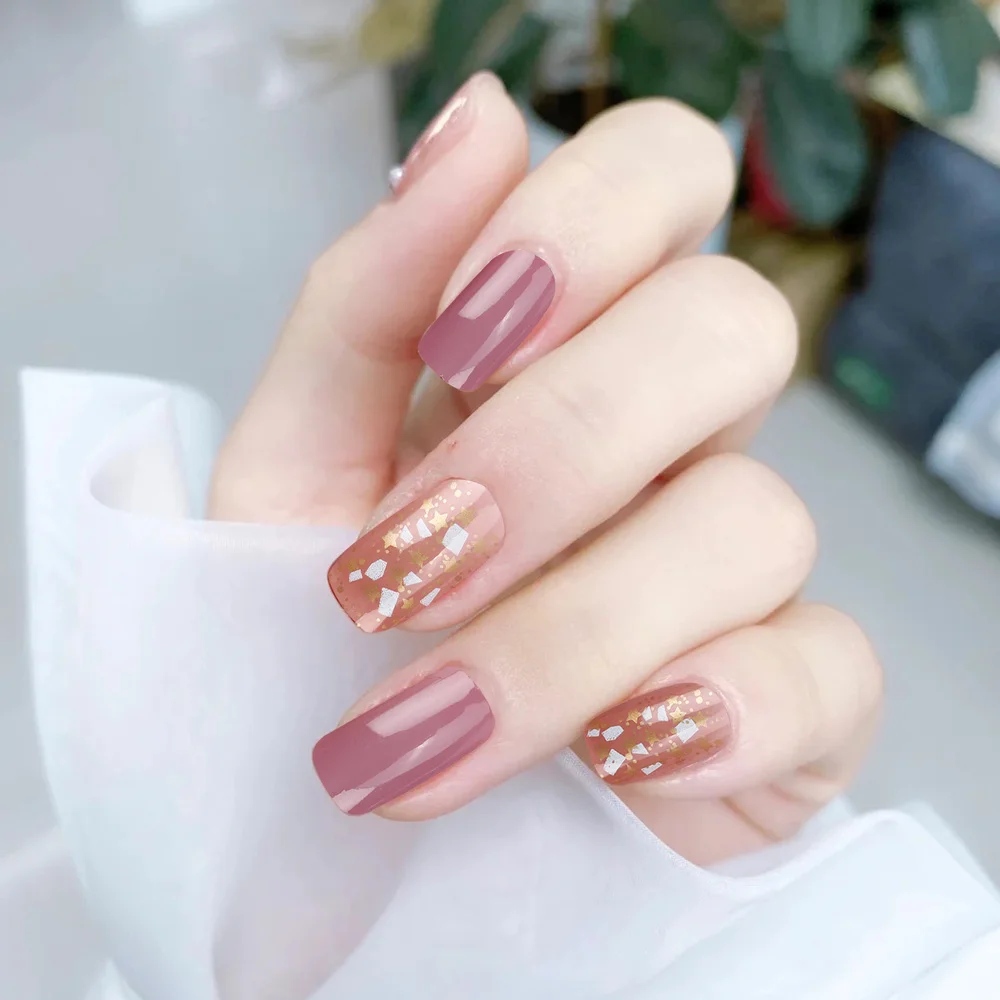 24 Pcs Nails Fake Nude Marbled Smudge Fake Nails-Jelly Glue Press On Nails For Nail Supplies For Professionals
24 Pcs Nails Fake Nude Marbled Smudge Fake Nails-Jelly Glue Press On Nails For Nail Supplies For Professionals