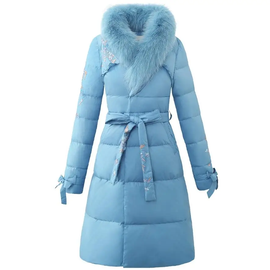 3XL!New Embroidered Fur Detachable Collar A-line Long Female 90% White Duck Coat
3XL!New Embroidered Fur Detachable Collar A-line Long Female 90% White Duck Coat
