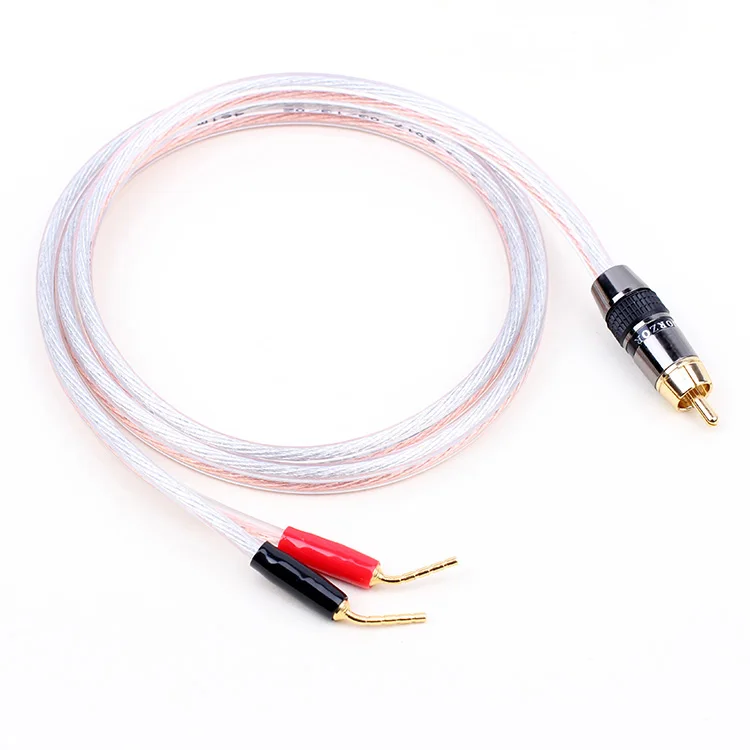 HIFI RCA to 2 Banana/Pin Banana Needle plug Stereo Speaker Audio Cable for Amplifier M50WM60 Speaker 0.5m 1m 1.5m 2m 3m 5m
HIFI RCA to 2 Banana/Pin Banana Needle plug Stereo Speaker Audio Cable for Amplifier M50WM60 Speaker 0.5m 1m 1.5m 2m 3m 5m