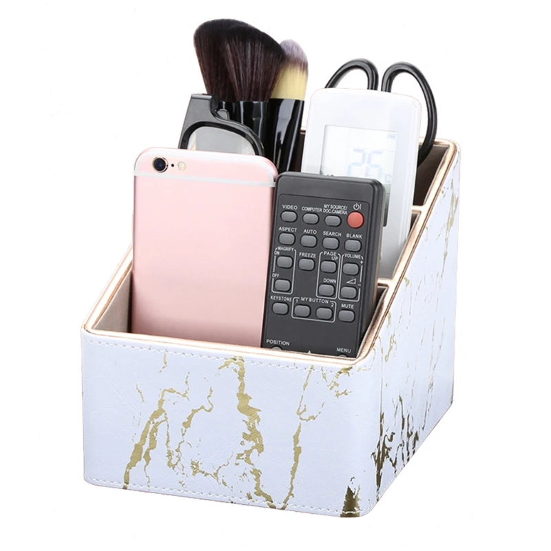 Multi-function Marble Leather Desk Stationery Organizer Pencil Holder Mobile Phone Remote Control Storage Box
Multi-function Marble Leather Desk Stationery Organizer Pencil Holder Mobile Phone Remote Control Storage Box