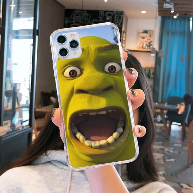 Cartoon Moive Shrek Coon Phone Case Transparent for iPhone 6 7 8 11 12 s mini pro X XS XR MAX Plus
Cartoon Moive Shrek Coon Phone Case Transparent for iPhone 6 7 8 11 12 s mini pro X XS XR MAX Plus