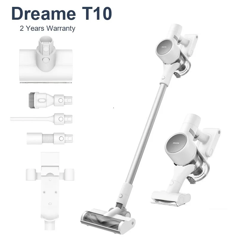 Dreame T10 Handheld Wireless Vacuum Cleaner 2 in 1 Wall Mount 20kPa Cordless Cyclone Filter Dust Collector floor Carpet Cleaner
Dreame T10 Handheld Wireless Vacuum Cleaner 2 in 1 Wall Mount 20kPa Cordless Cyclone Filter Dust Collector floor Carpet Cleaner