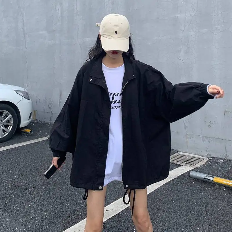 Women Coat Spring Harajuku Oversized Loose Jackets 2021 Spring Casual Coats Hooded Bf Korean Style Chic Preppy Students Daily
Women Coat Spring Harajuku Oversized Loose Jackets 2021 Spring Casual Coats Hooded Bf Korean Style Chic Preppy Students Daily