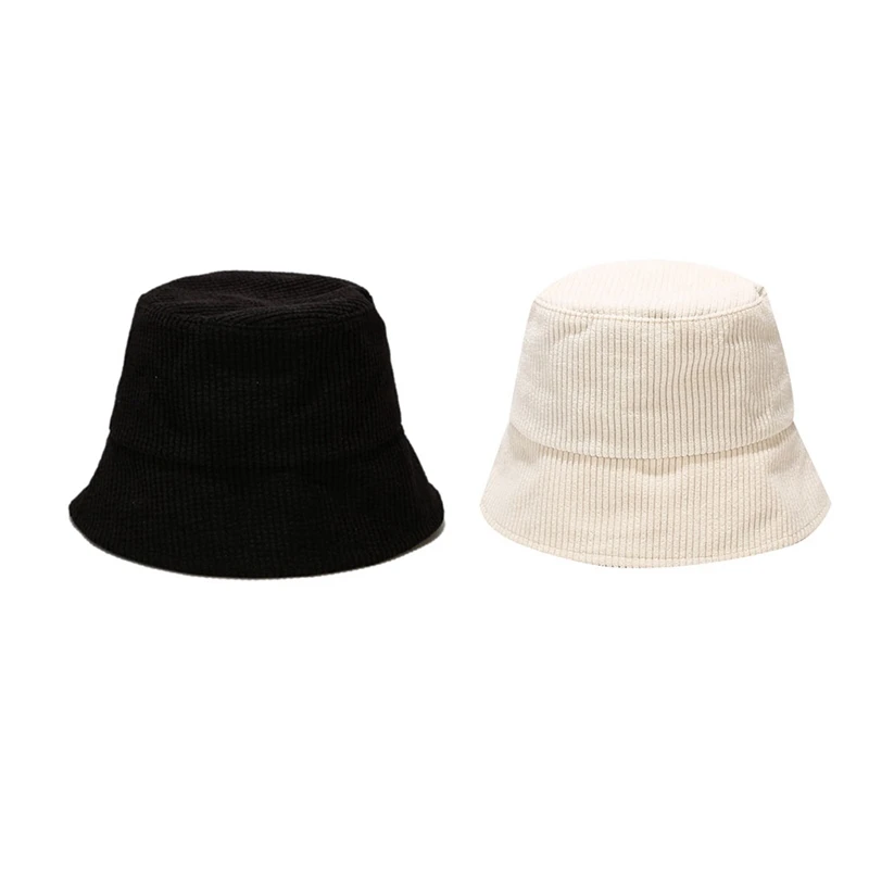 2X Corduroy Bucket Hat,Warm Solid Folding Sun Cap,Wide Visor Flat Hat,For Winter Women Travel & Streetwear,Black & Beige
2X Corduroy Bucket Hat,Warm Solid Folding Sun Cap,Wide Visor Flat Hat,For Winter Women Travel & Streetwear,Black & Beige