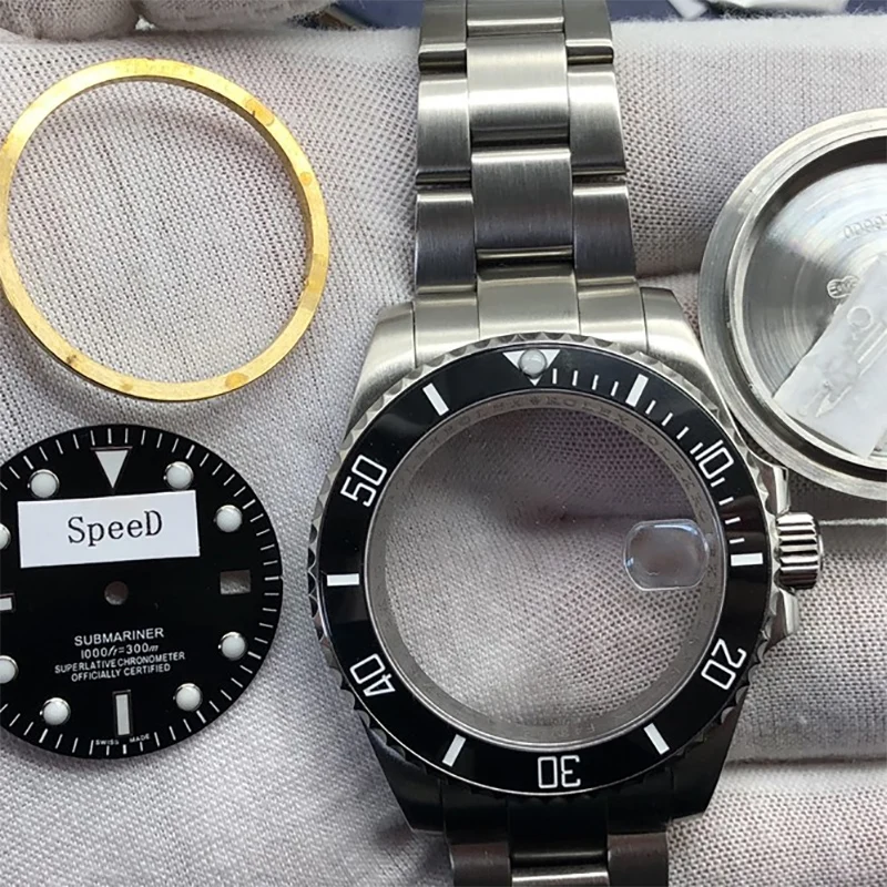Watch Replacement Case Dial+Band Strap+Steel Ring Set for Movement 8200 2836 2824 Accessories Kit Black/Green/Blue Available
Watch Replacement Case Dial+Band Strap+Steel Ring Set for Movement 8200 2836 2824 Accessories Kit Black/Green/Blue Available