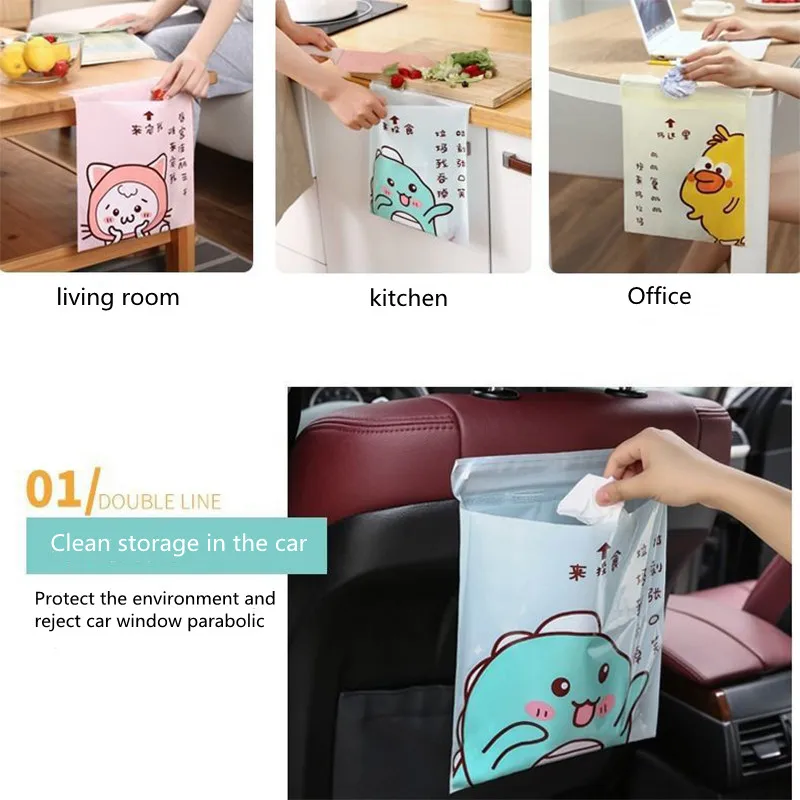 15pcs/set Portable disposable cartoon cute storage car trash bag sticky trash bag for car
15pcs/set Portable disposable cartoon cute storage car trash bag sticky trash bag for car