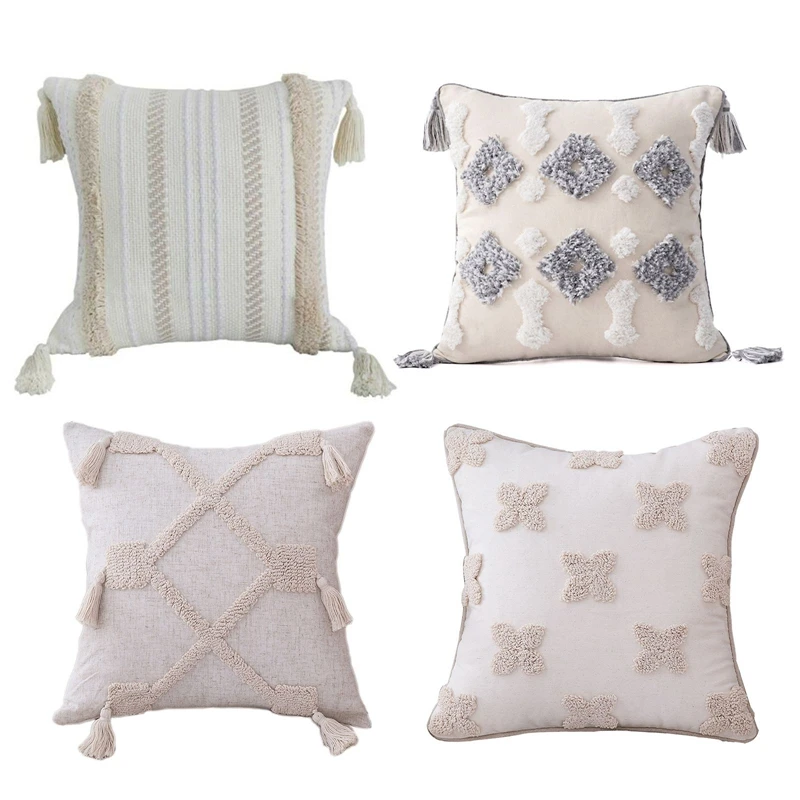 Homestay Decoration Ethnic Style Cushion Bedside Lace Tassel Tufted Indian Pillowcase
Homestay Decoration Ethnic Style Cushion Bedside Lace Tassel Tufted Indian Pillowcase