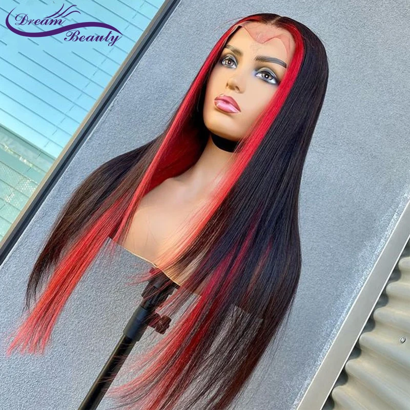 Red Highlight Straight Wig Lace Front Human Hair Wigs 13X6 Brazilian Remy Hair Lace Wigs 180% Density Dream Beauty
Red Highlight Straight Wig Lace Front Human Hair Wigs 13X6 Brazilian Remy Hair Lace Wigs 180% Density Dream Beauty