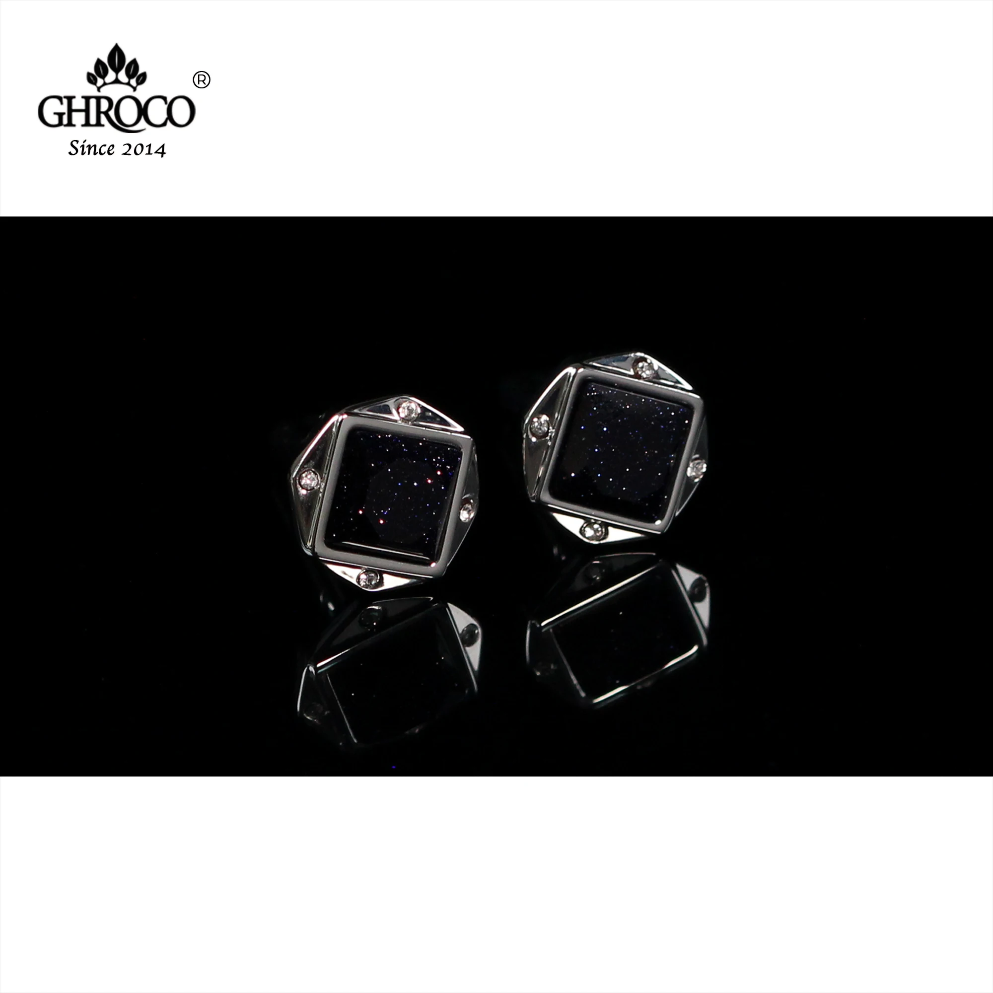 GHROCO High-Quality Exquisite Surface Inlaid Blue Sandstone Shirt Cufflinks Fashion Luxury Gift for Business Men and Wedding
GHROCO High-Quality Exquisite Surface Inlaid Blue Sandstone Shirt Cufflinks Fashion Luxury Gift for Business Men and Wedding