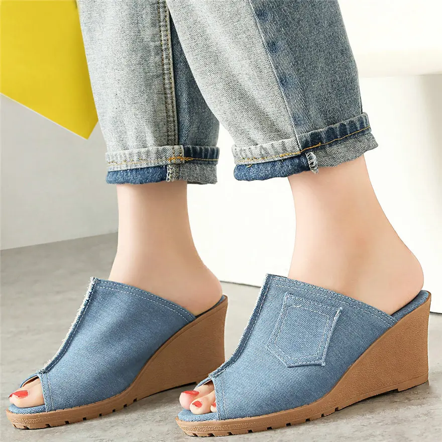 Women Canvas Platform Wedges High Heel Gladiator Sandals Female Open Toe Platform Summer Pumps Shoes Punk Oxfords Casual Shoes
Women Canvas Platform Wedges High Heel Gladiator Sandals Female Open Toe Platform Summer Pumps Shoes Punk Oxfords Casual Shoes