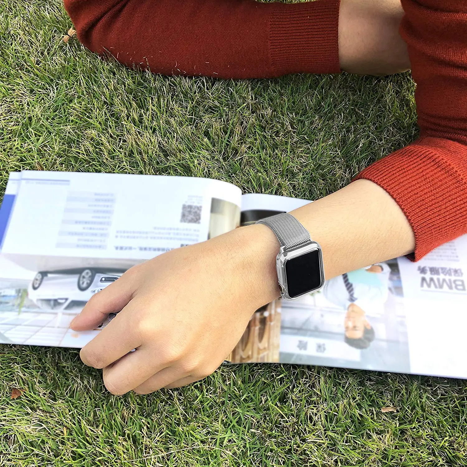 Case+Strap for Apple Watch band 44mm 40mm 38mm 42mm 40 44 mm Magnetic loop stainless steel Metal bracelet iWatch 3 4 5 6 se Band
Case+Strap for Apple Watch band 44mm 40mm 38mm 42mm 40 44 mm Magnetic loop stainless steel Metal bracelet iWatch 3 4 5 6 se Band