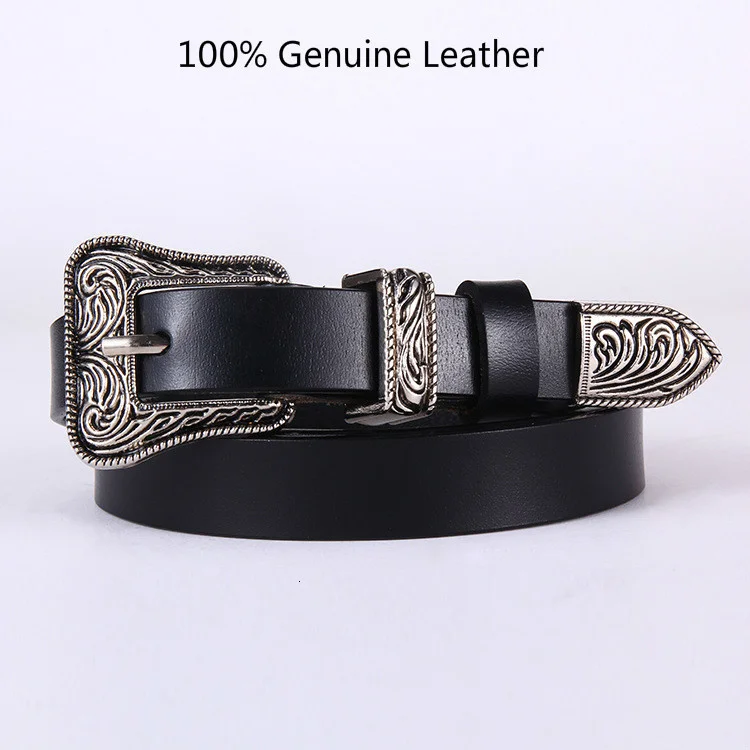 Female 100% Genuine Leather Belts For Women Brand Luxury Women Western Cowgirl Waist Belt Femme Cinturon Mujer Cinto Feminino
Female 100% Genuine Leather Belts For Women Brand Luxury Women Western Cowgirl Waist Belt Femme Cinturon Mujer Cinto Feminino