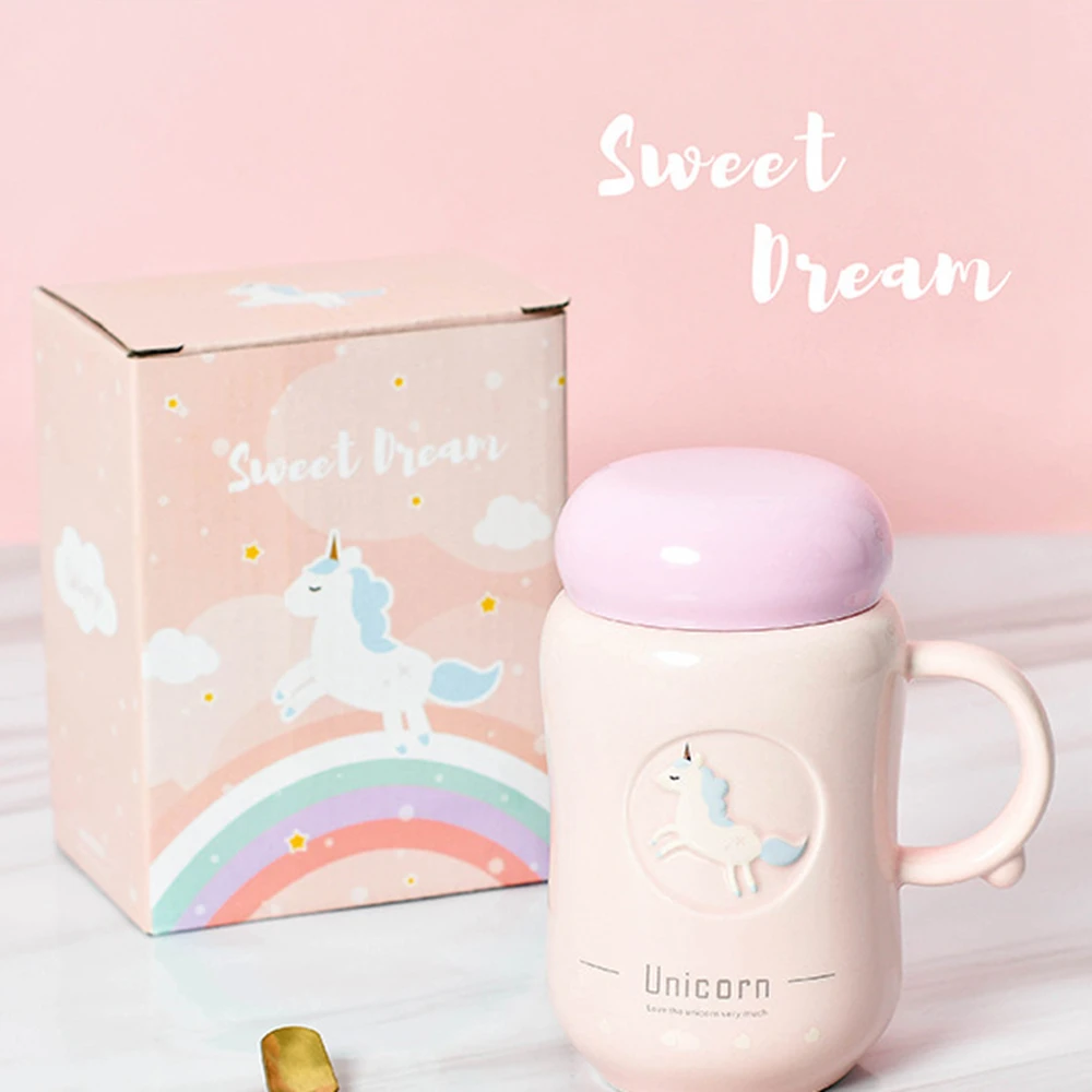 300ml Cute Unicorn Ceramic Cup Coffee Mug With Lid Relief Design Breakfast Milk Tea Cups Home Office Drinkware
300ml Cute Unicorn Ceramic Cup Coffee Mug With Lid Relief Design Breakfast Milk Tea Cups Home Office Drinkware