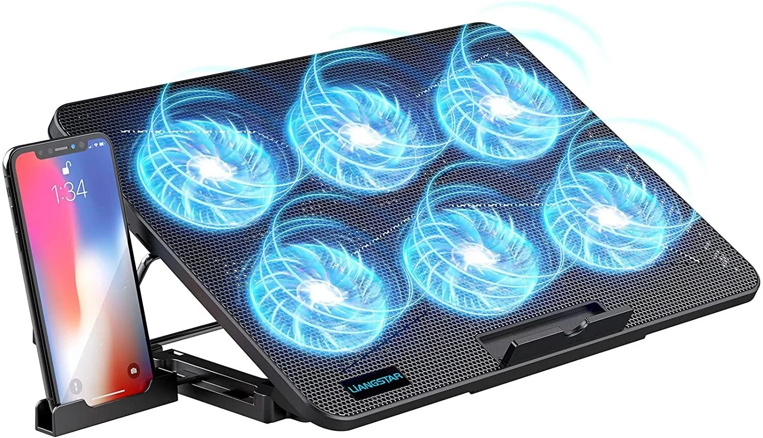 Laptop Cooling Pad, Laptop Cooler with 6 Quiet Fans for 12-17 Inch Notebook Gaming Fan Stable Stand
Laptop Cooling Pad, Laptop Cooler with 6 Quiet Fans for 12-17 Inch Notebook Gaming Fan Stable Stand