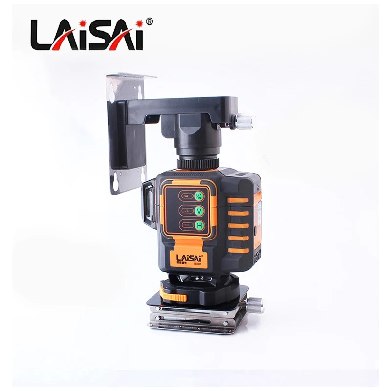 Лазерный уровень LAISAI 3D на 360 градусов 12 линий зеленый лазер самовыравнивающийся