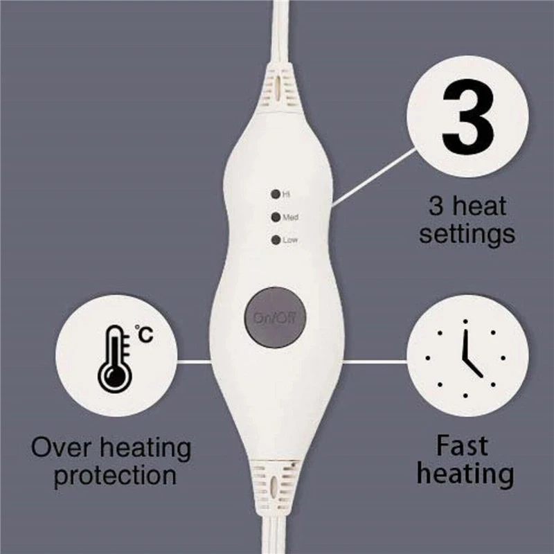 Winter Electric Heating Pad Wet Neck and Back Shoulder Heating Pad to Keep Warm Heating Shawl Eu Plug
Winter Electric Heating Pad Wet Neck and Back Shoulder Heating Pad to Keep Warm Heating Shawl Eu Plug