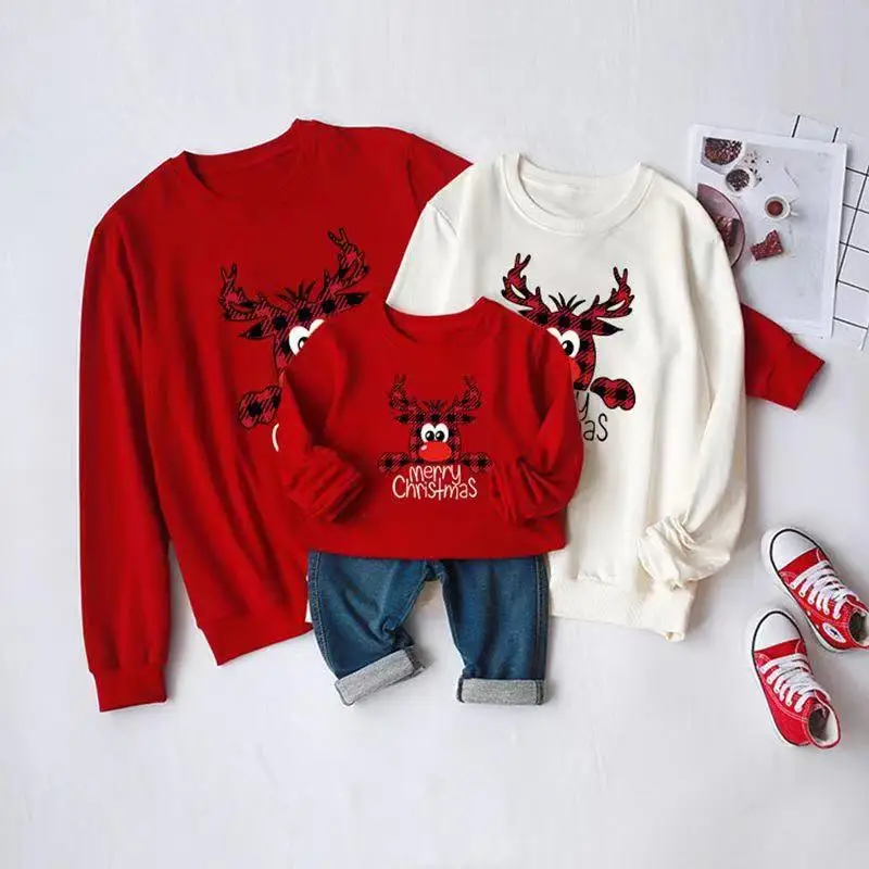 Christmas Family Sweaters Mother Father Daughter Son Matching Sweatshirt Mommy And Me Clothes Women Men Kids Outfits Couple Set 
Christmas Family Sweaters Mother Father Daughter Son Matching Sweatshirt Mommy And Me Clothes Women Men Kids Outfits Couple Set