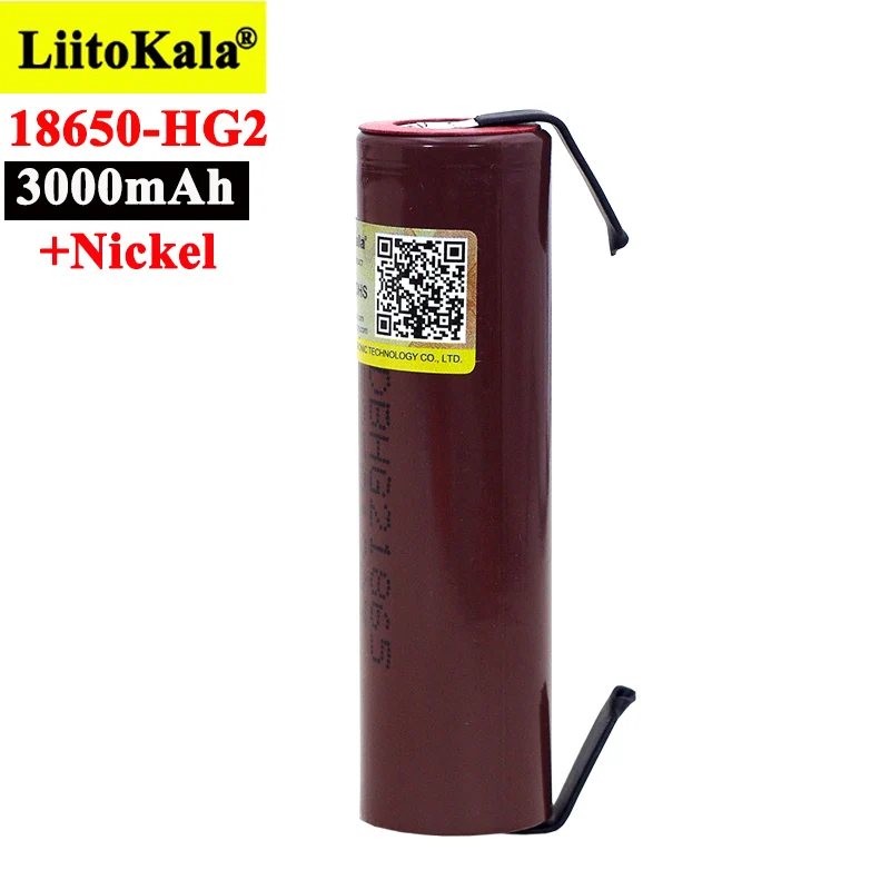 Liitokala 100% новый HG2 18650 3000 мАч перезаряжаемый аккумулятор 18650HG2 3 6 в разряд 20 А батареи