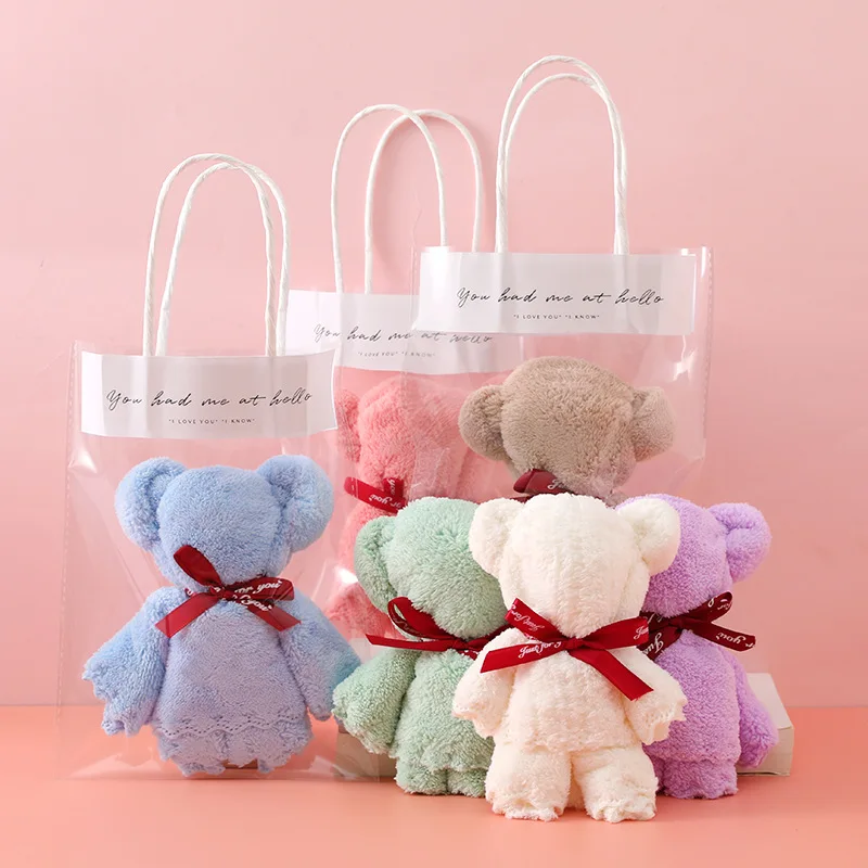 Coral Velvet Bear Towel Gift for Birthday Party Christmas Gift Bag Valentine's Day Wedding Souvenir Gift Baby Shower Decorations
Coral Velvet Bear Towel Gift for Birthday Party Christmas Gift Bag Valentine's Day Wedding Souvenir Gift Baby Shower Decorations