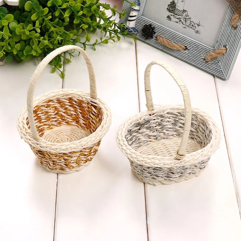 Rattan Woven Storage Basket with Handle Plastic Tote Baskets for Home Kitchen Storage Container Wedding Party Decorative
Rattan Woven Storage Basket with Handle Plastic Tote Baskets for Home Kitchen Storage Container Wedding Party Decorative
