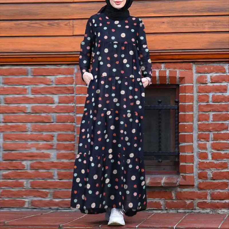 Kaftan Robe Islamic Clothing ZANZEA Women Floral Print Dress 2021 Spring Maxi Vestidos Casual Long Sleeve Loose Sundress Ladies
Kaftan Robe Islamic Clothing ZANZEA Women Floral Print Dress 2021 Spring Maxi Vestidos Casual Long Sleeve Loose Sundress Ladies