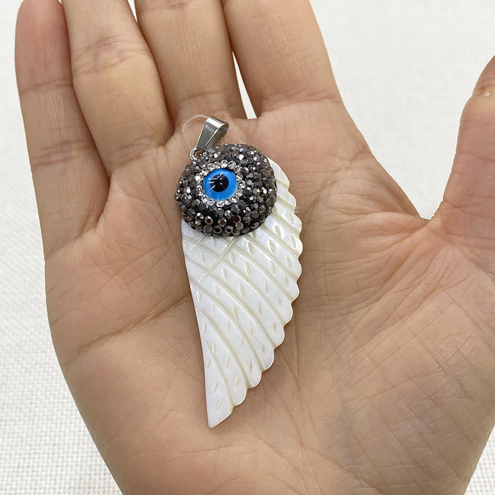 Shell Pendant Jewelry Charm Wing Shell Pendant Popular Women's Necklace Earrings Accessories Can Be Used for DIY Jewelry Making 
Shell Pendant Jewelry Charm Wing Shell Pendant Popular Women's Necklace Earrings Accessories Can Be Used for DIY Jewelry Making
