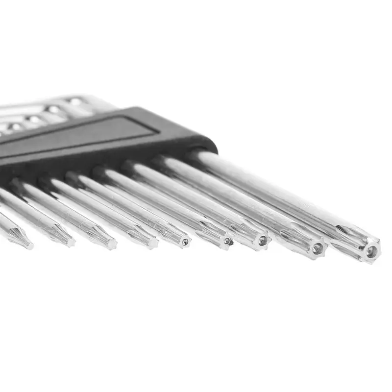 Набор шестигранных ключей, набор из 9 предметов, L-образные, Torx, для ремонта, отвертки
Набор шестигранных ключей, набор из 9 предметов, L-образные, Torx, для ремонта, отвертки
