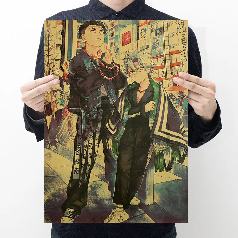 Demon Slayer's Blade Anime Character Zenitsu HD Poster Vintage Kraft Paper Decor Painting Nostalgic Wall Stickers Holiday Gifts
Demon Slayer's Blade Anime Character Zenitsu HD Poster Vintage Kraft Paper Decor Painting Nostalgic Wall Stickers Holiday Gifts