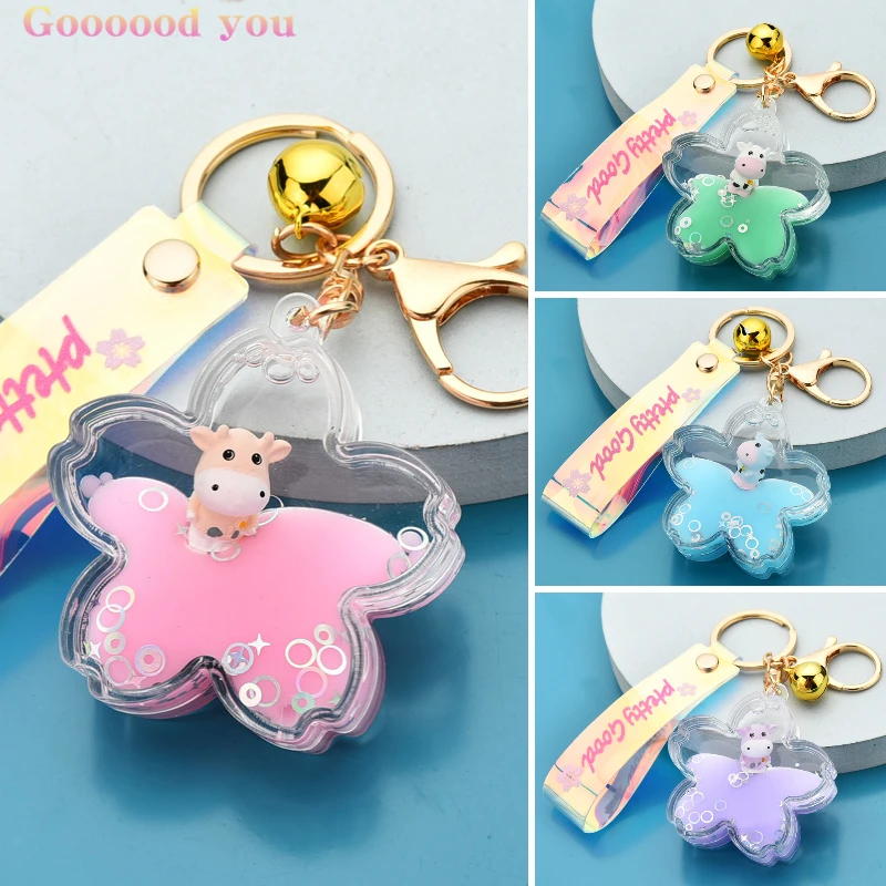 2021 Fangle Acrylic Animal Keychain Charms Women Bag Pendant Oil Cow into Sakura Key Chain Accessorie Cute Keyring For Gilr Gift
2021 Fangle Acrylic Animal Keychain Charms Women Bag Pendant Oil Cow into Sakura Key Chain Accessorie Cute Keyring For Gilr Gift