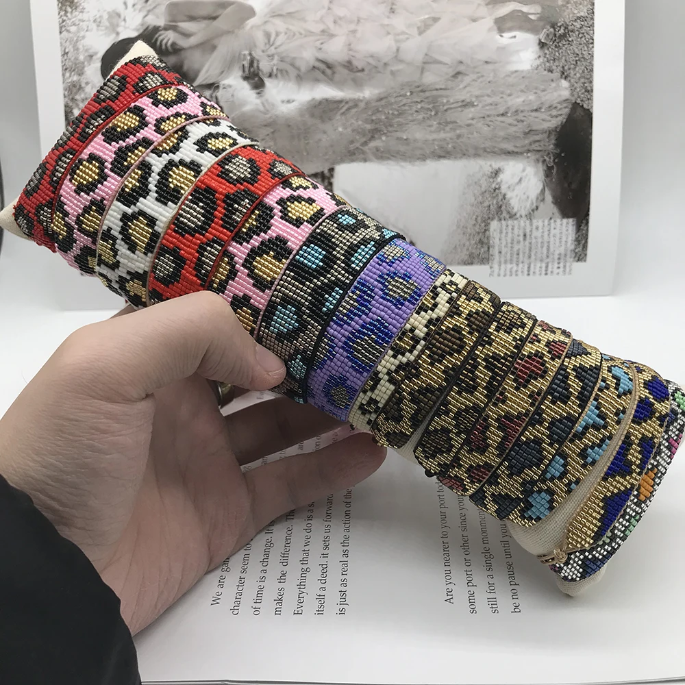 BLUESTAR 2021 MIYUKI Pulseras Mujer Moda Leopard Grain Bracelets Fashion Women Bracelet Handmade Woven Jewelry
BLUESTAR 2021 MIYUKI Pulseras Mujer Moda Leopard Grain Bracelets Fashion Women Bracelet Handmade Woven Jewelry