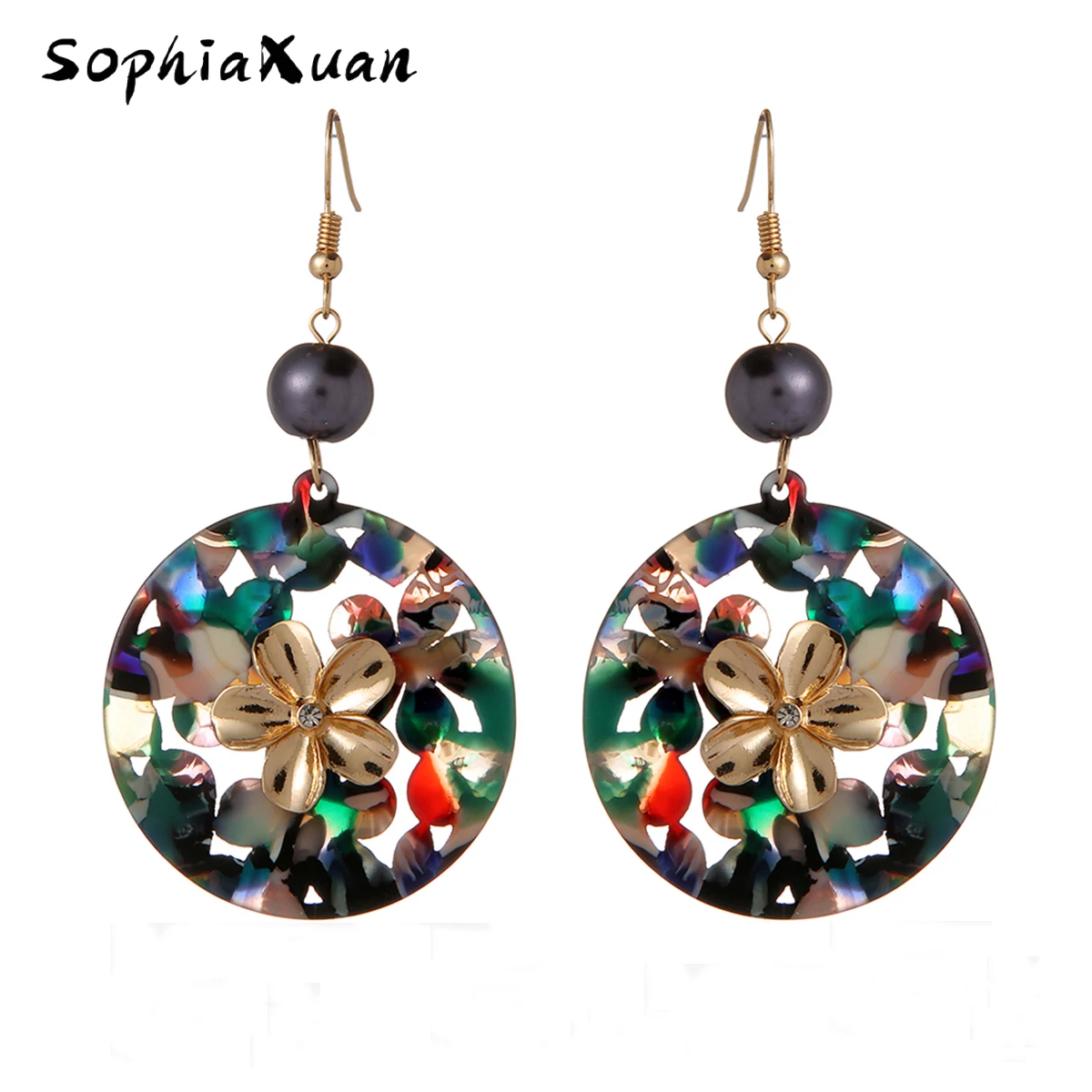 SophiaXuan Hawaiian Acrylic Flower Earring 2021 Fashion Pendant Drop Dangle Earrings Trendy Jewelry Wholesale New for Women
SophiaXuan Hawaiian Acrylic Flower Earring 2021 Fashion Pendant Drop Dangle Earrings Trendy Jewelry Wholesale New for Women