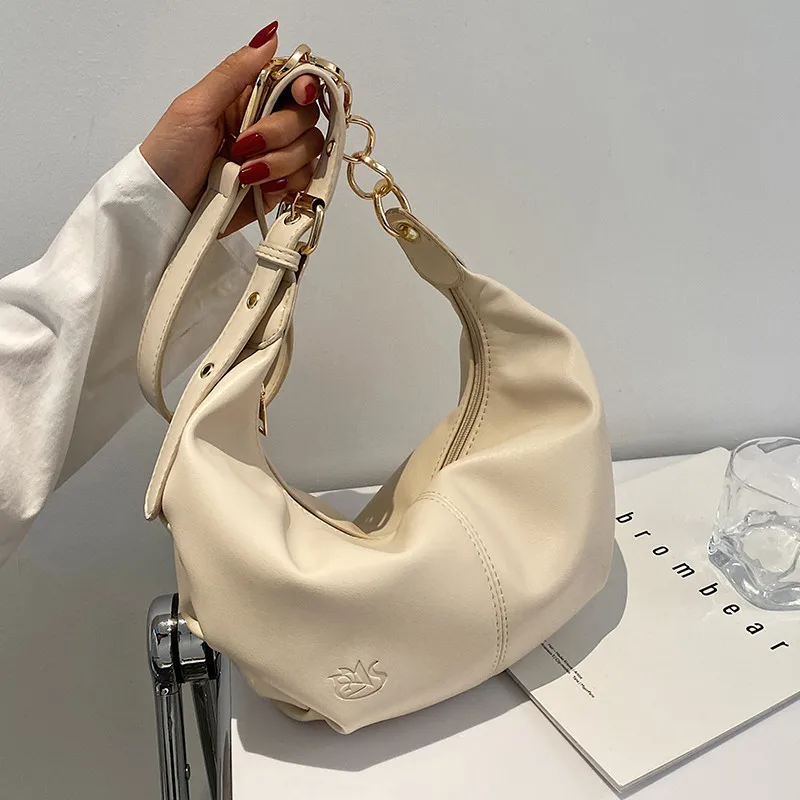 Woman 2020 New Quality Large-capacity Dumpling Bags Female Soft Pu Messenger Handbags Soild Color Leisure Versatile Travel Bags
Woman 2020 New Quality Large-capacity Dumpling Bags Female Soft Pu Messenger Handbags Soild Color Leisure Versatile Travel Bags