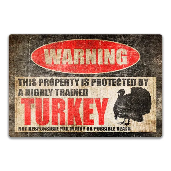 Funny Turkey Sign Chicken Coop Sign Warning Danger Metal Tin Sign Vintage Tin Metal Sign Bar Club Cafe Garage Wall Decor Farm
Funny Turkey Sign Chicken Coop Sign Warning Danger Metal Tin Sign Vintage Tin Metal Sign Bar Club Cafe Garage Wall Decor Farm