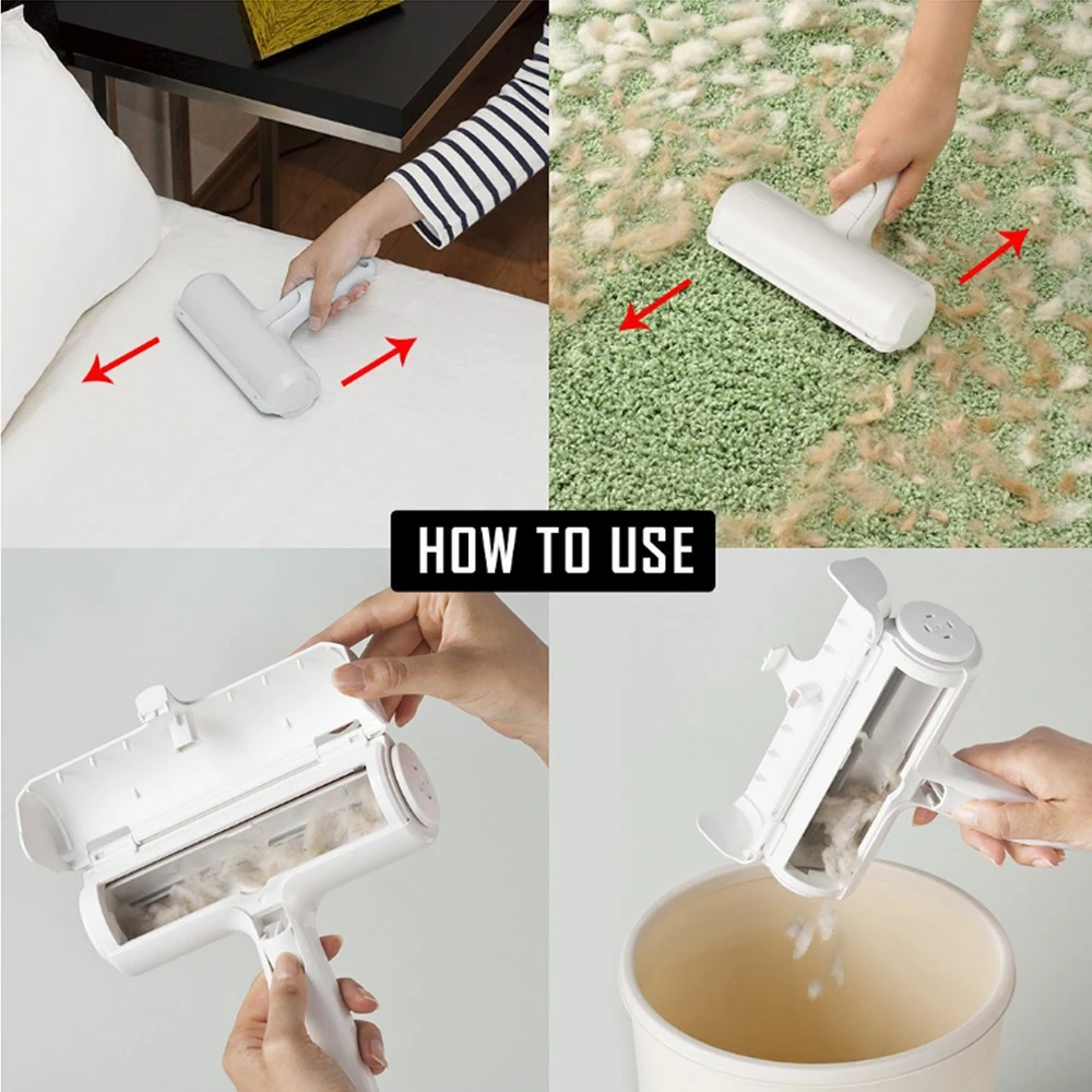Pet Hair Roller Remover Lint Brush 2-Way Dog Cat Comb Tool Convenient Cleaning Dog Cat Fur Brush Base Home Furniture Sofa Clothe
Pet Hair Roller Remover Lint Brush 2-Way Dog Cat Comb Tool Convenient Cleaning Dog Cat Fur Brush Base Home Furniture Sofa Clothe