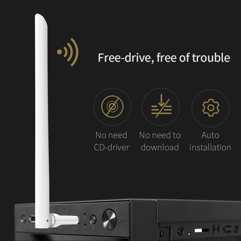 650Mbps Free Drive USB Wireless Wifi Adapter Dual Band 2.4+5GHz 6Dbi Wifi Antennas Wireless WIFI Receiver
650Mbps Free Drive USB Wireless Wifi Adapter Dual Band 2.4+5GHz 6Dbi Wifi Antennas Wireless WIFI Receiver