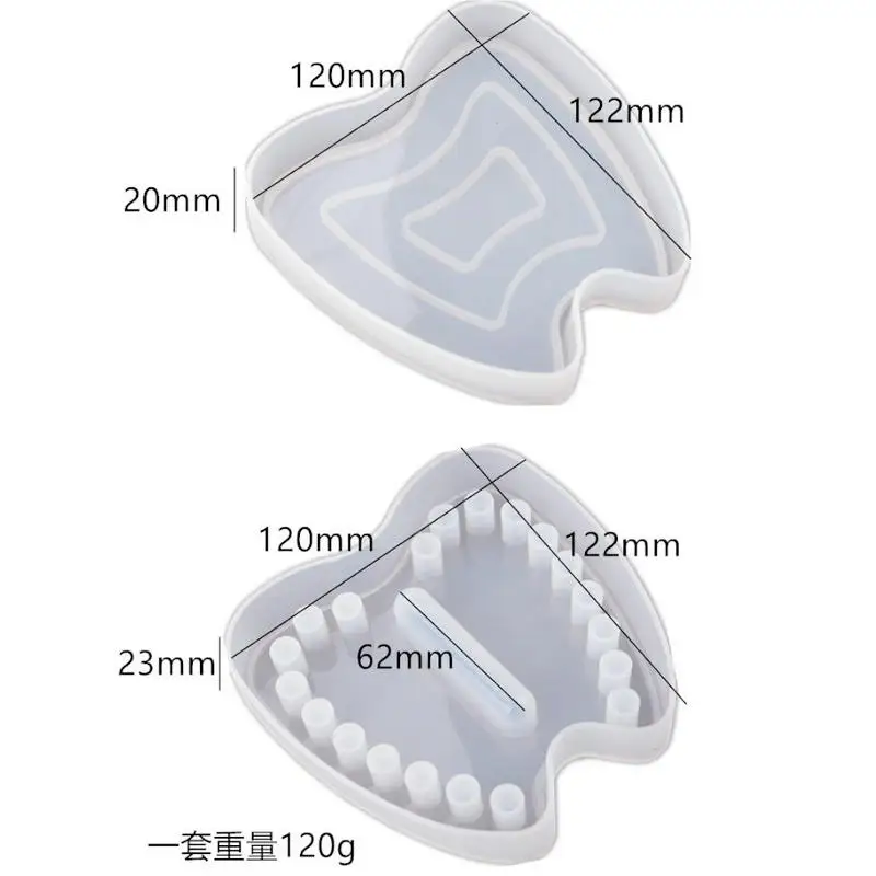 DIY Milk Tooth Decor Storage Box Epoxy Resin Silicone Mold Jewelry Fillings Pendant Accessory Charms Handmade Cabochon Craft
DIY Milk Tooth Decor Storage Box Epoxy Resin Silicone Mold Jewelry Fillings Pendant Accessory Charms Handmade Cabochon Craft