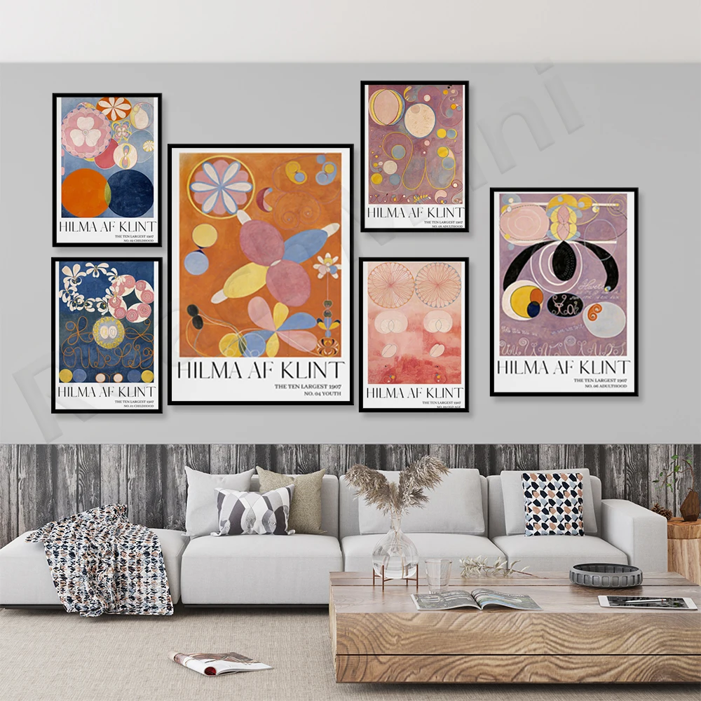 Hilma af Klint Museum Print, Exhibition Poster | Minimalist Bohemian Art Gallery Poster Decoration Gift
Hilma af Klint Museum Print, Exhibition Poster | Minimalist Bohemian Art Gallery Poster Decoration Gift