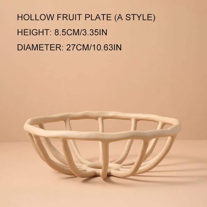 Nordic Creative Resin Morandi Hollow Fruit Tray Home Living Room Porch Desktop Fruit Plate Snack Candy Bowl Furnishings Crafts
Nordic Creative Resin Morandi Hollow Fruit Tray Home Living Room Porch Desktop Fruit Plate Snack Candy Bowl Furnishings Crafts