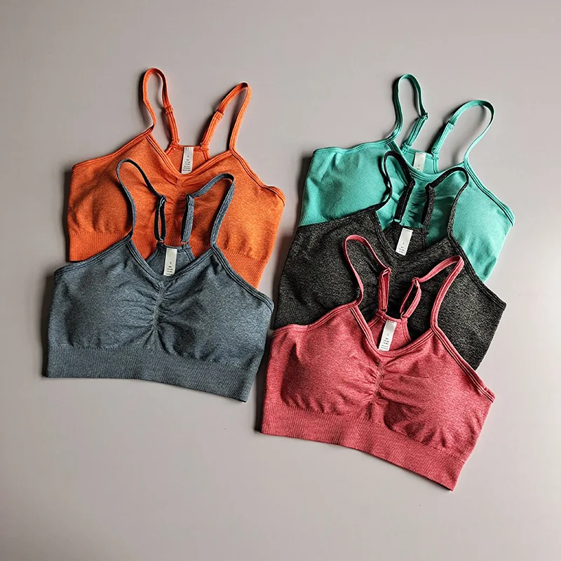 Multi Color Fashion Sports Women's Underwear Quick Drying Fitness Shockproof Running Gathered Anti Sagging Bra Yoga Top
Multi Color Fashion Sports Women's Underwear Quick Drying Fitness Shockproof Running Gathered Anti Sagging Bra Yoga Top