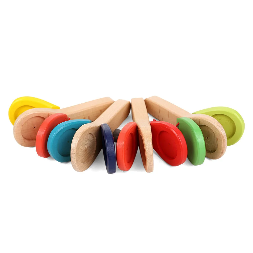 Children's Toy Clapper Baby Wooden Clapper Percussion Infant Handle Clapping Castanet Random Color Wooden Clapper Toy
Children's Toy Clapper Baby Wooden Clapper Percussion Infant Handle Clapping Castanet Random Color Wooden Clapper Toy