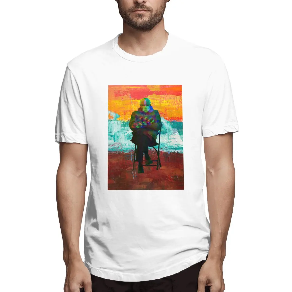 Pop Art Bernie Men T Shirts Vintage Tees Short Sleeve Crew Neck T-Shirt 100% Cotton Graphic Clothes
Pop Art Bernie Men T Shirts Vintage Tees Short Sleeve Crew Neck T-Shirt 100% Cotton Graphic Clothes