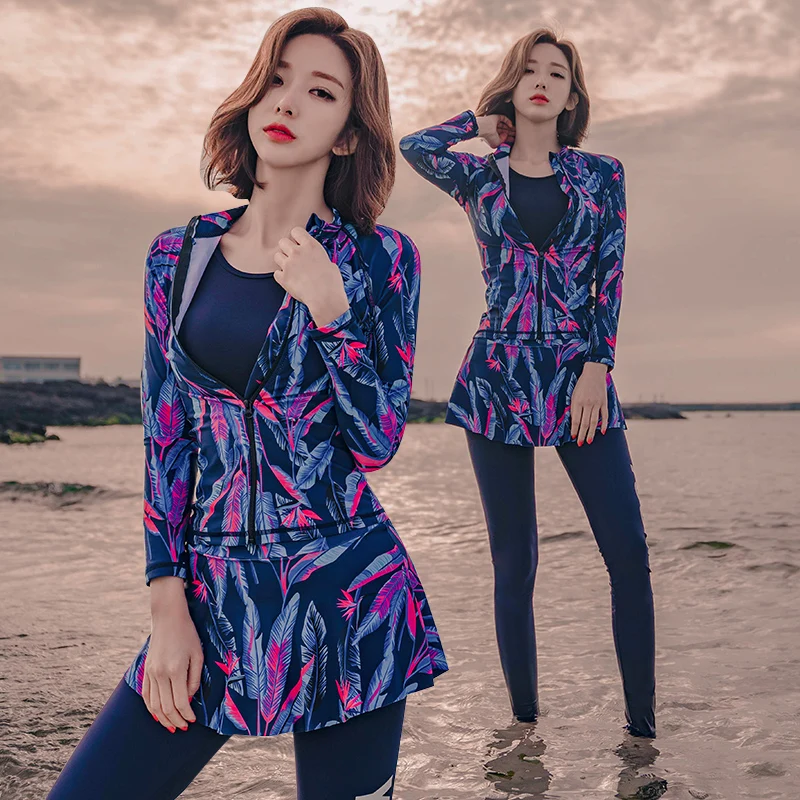Rhyme Lady Four Pieces Long Sleeve Rash Guard Swimwear Bathing Suit swimwear women Dive Suit women's swimwear swimming suit
Rhyme Lady Four Pieces Long Sleeve Rash Guard Swimwear Bathing Suit swimwear women Dive Suit women's swimwear swimming suit