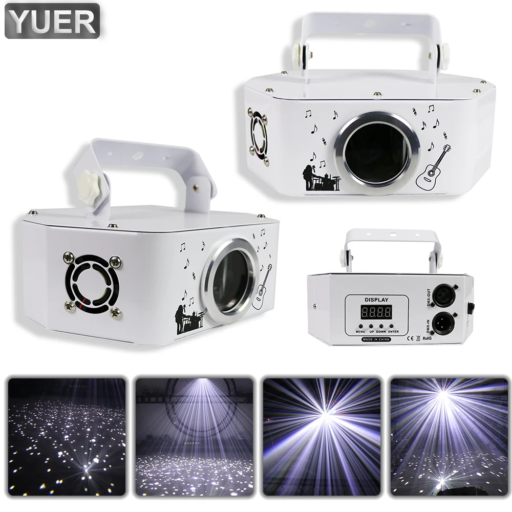 20W Snowflakes Gypsophila Laser Stage Effect Light Projector DMX512 For DJ Disco Dance Floor Christmas Ballroom Bar Prom Club
20W Snowflakes Gypsophila Laser Stage Effect Light Projector DMX512 For DJ Disco Dance Floor Christmas Ballroom Bar Prom Club
