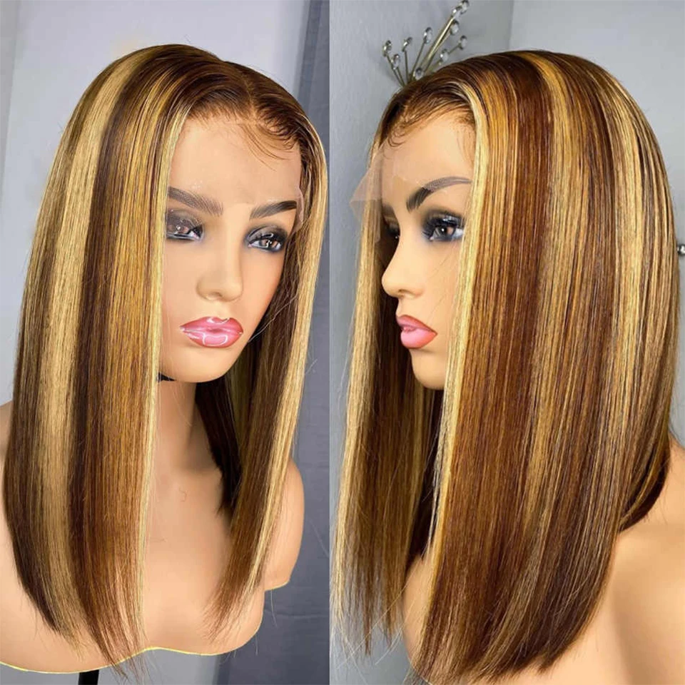 Ombre Wig Human Hair Highlight Wig Bob Straight Transparent Lace Wigs Brazilian Hair Wig Straight T Part Frontal Wig Human Hair
Ombre Wig Human Hair Highlight Wig Bob Straight Transparent Lace Wigs Brazilian Hair Wig Straight T Part Frontal Wig Human Hair