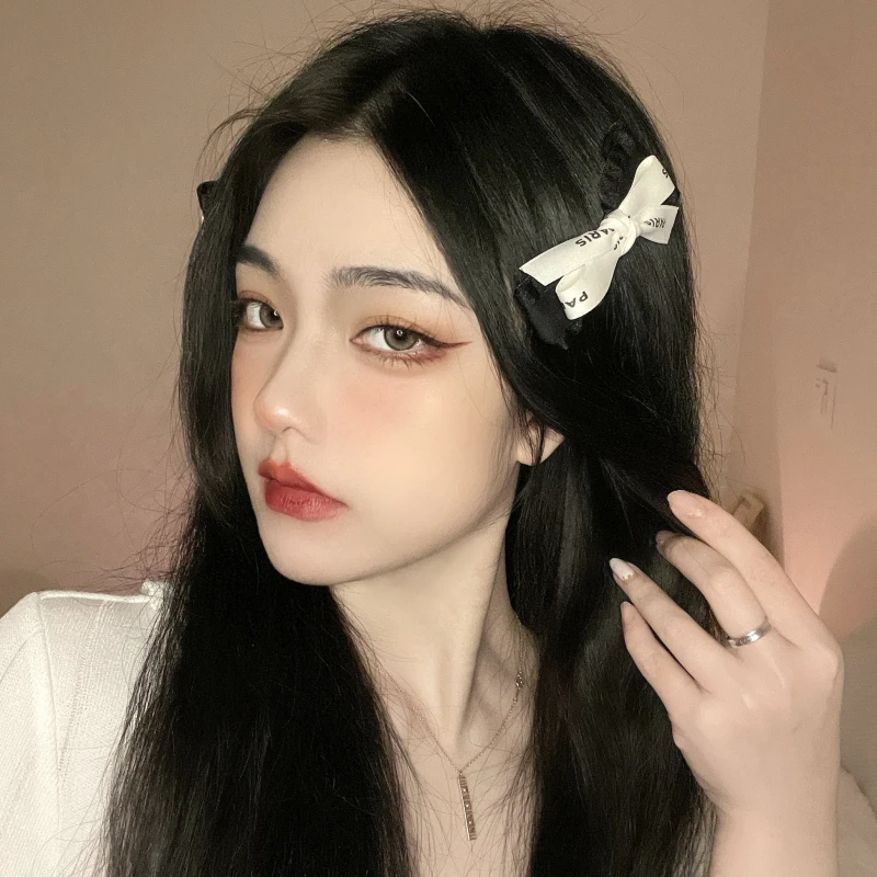 Bow Barrettes Internet Celebrity 2021new Female Cute Japanese Style Side Bang Word Black Clip
Bow Barrettes Internet Celebrity 2021new Female Cute Japanese Style Side Bang Word Black Clip