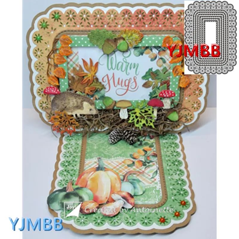 YJMBB новая прямоугольная кружевная фоновая отделка металлическая резка форма для скрапбукинга альбома бумаги «сделай сам» ремесло тиснение...
YJMBB новая прямоугольная кружевная фоновая отделка металлическая резка форма для скрапбукинга альбома бумаги «сделай сам» ремесло тиснение...