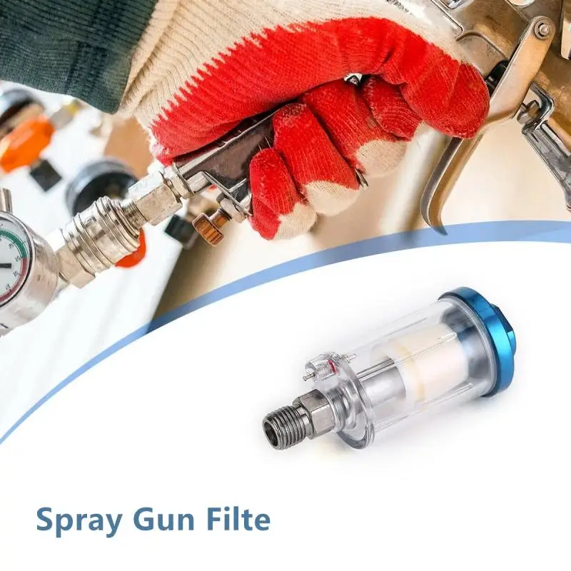 1/4in Air Line Mini Filter Water Trap Clear Painting Moisture Separator Filter Water Trap Air filter Suitable for spray gun
1/4in Air Line Mini Filter Water Trap Clear Painting Moisture Separator Filter Water Trap Air filter Suitable for spray gun