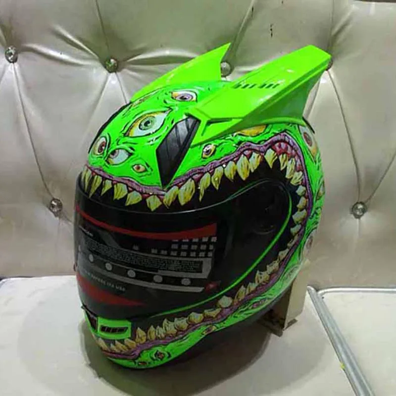 Free shipping full face motorcycle helmet with horns motocross green helmet off road professional rally racing helmet
Free shipping full face motorcycle helmet with horns motocross green helmet off road professional rally racing helmet