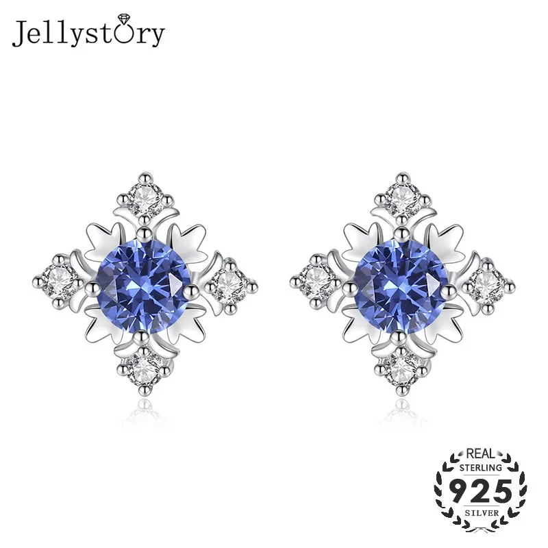 Jellystory S925 Sterling Silver Stud Earrings with Sapphire Gemstones Ear Studs for Women Weddings Engagement Fashion Jewellery
Jellystory S925 Sterling Silver Stud Earrings with Sapphire Gemstones Ear Studs for Women Weddings Engagement Fashion Jewellery