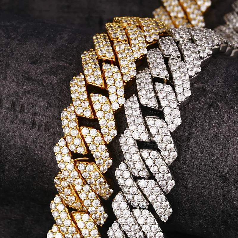 20MM Solid Miami Cuban Choker Square Link Necklace Gold Color Iced Out Cubic Zirconia Rock Hip hop Style Men's Jewelry
20MM Solid Miami Cuban Choker Square Link Necklace Gold Color Iced Out Cubic Zirconia Rock Hip hop Style Men's Jewelry